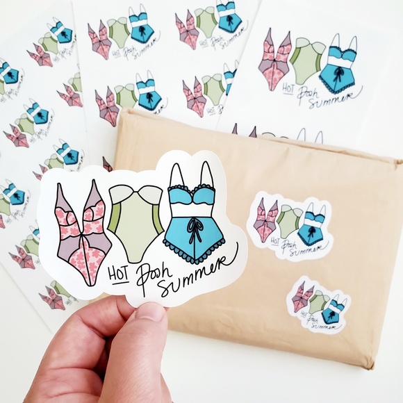 LoveBarbara Other - LB004 STICKERS Custom Poshmark Stickers HOT Posh Summer Shipping Supplies